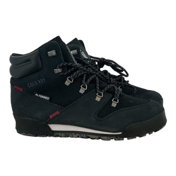 Adidas Terrex Snowpitch C. Hiking Boots Men Size 11 Leather Suede Lace Up Shoes - Picture 3 of 13